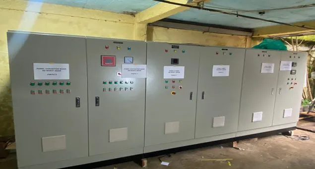 Panel Capacitor Bank terpasang